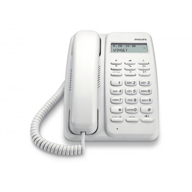 Philips Corded phones CRD150W CRD150 White