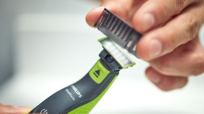 3 click-on stubble combs (1, 3, 5mm) for an even stubble