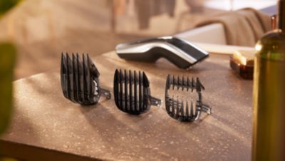 3 adjustable hair combs to achieve your desired length