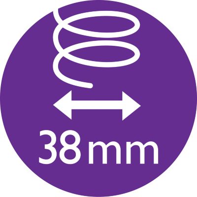 38mm thermo brush to smoothen your hair