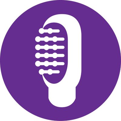 Paddle Straightening Brush for naturally straight looks