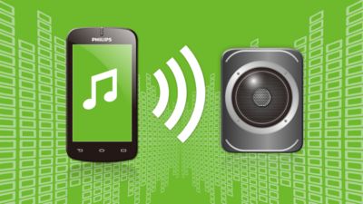 Wireless music streaming via Bluetooth