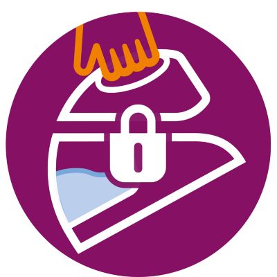 Système de verrouillage du fer sécurisé