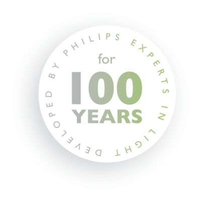 Developed by Philips, experts in light for over 100 years.