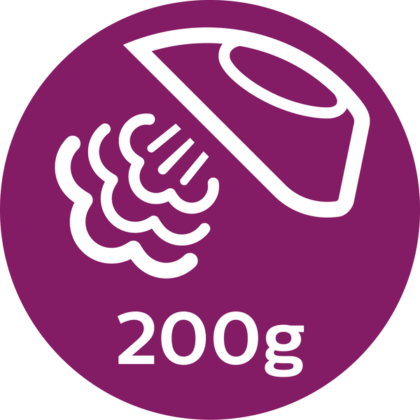 Steam boost up to 200g