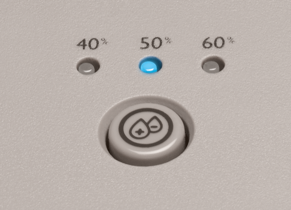 3-step humidity setting