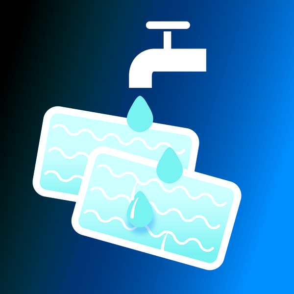 Washable microfiber pads