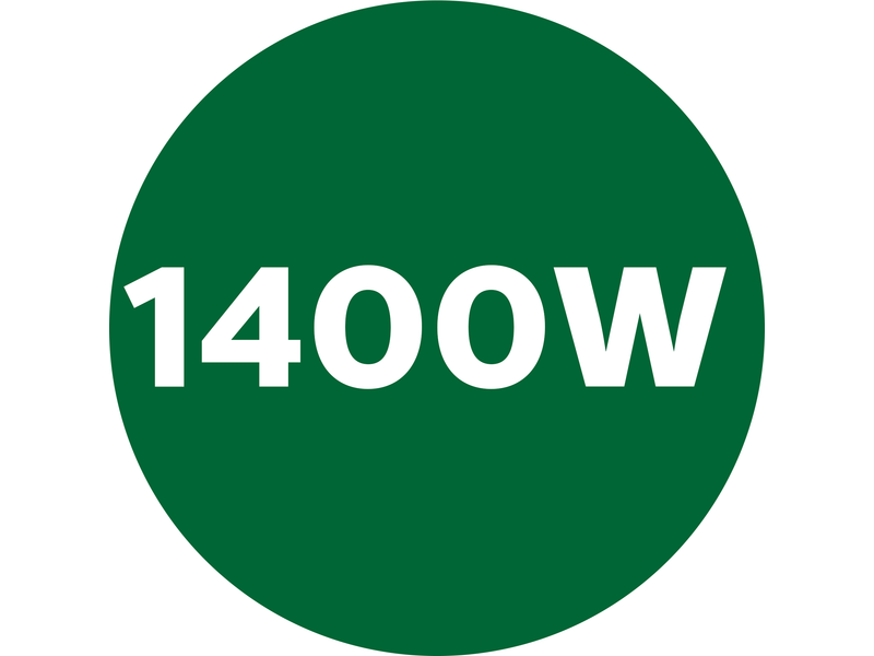 1400 W power