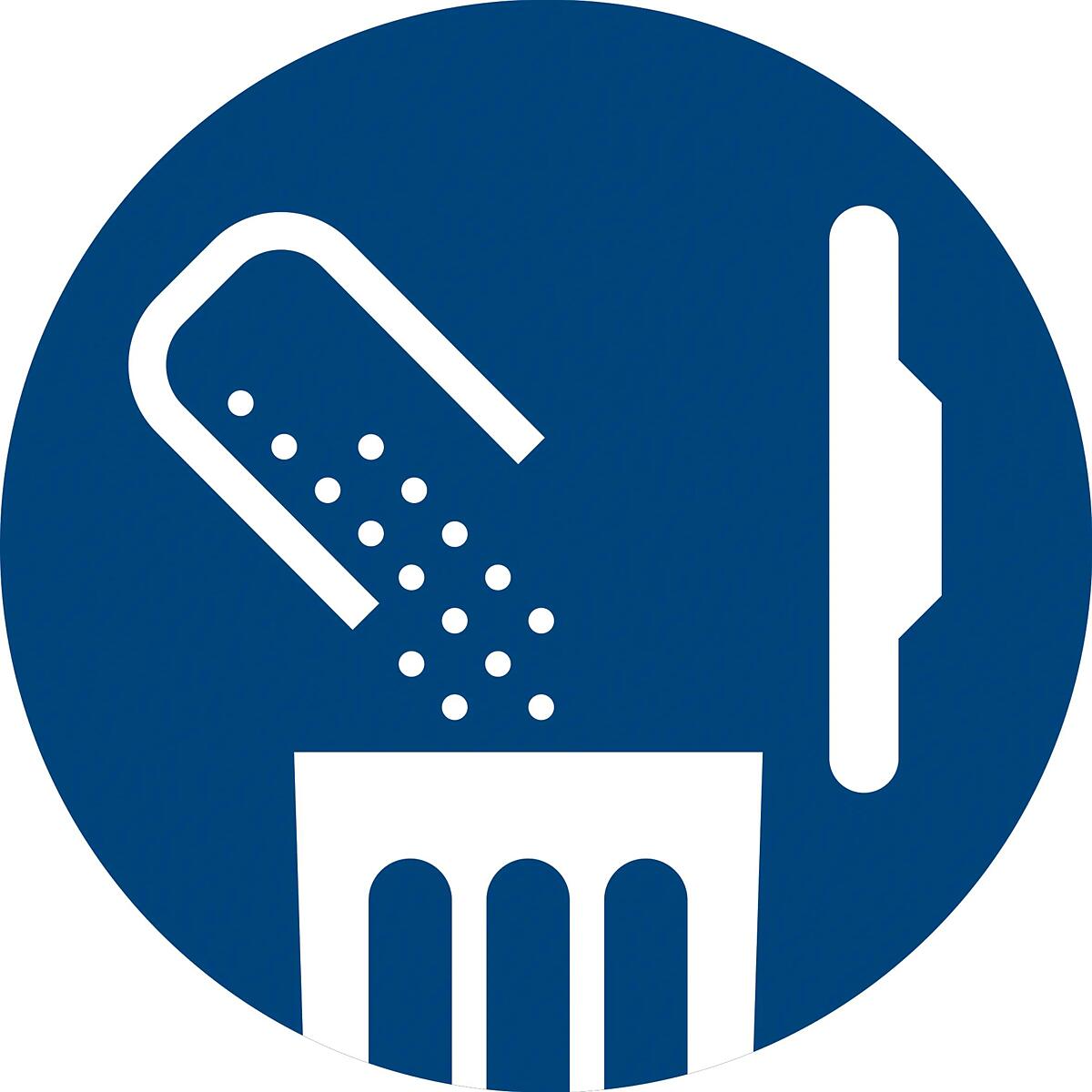 One-step empty dust bucket