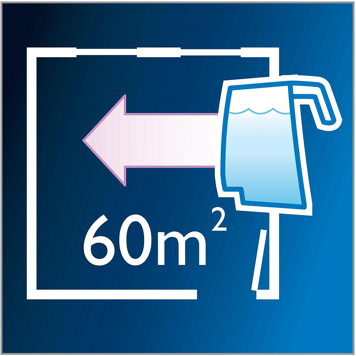 Cleans more than 60m2