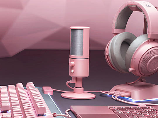 Buy Razer Seiren X Microphone Quartz Pink Free Delivery Currys