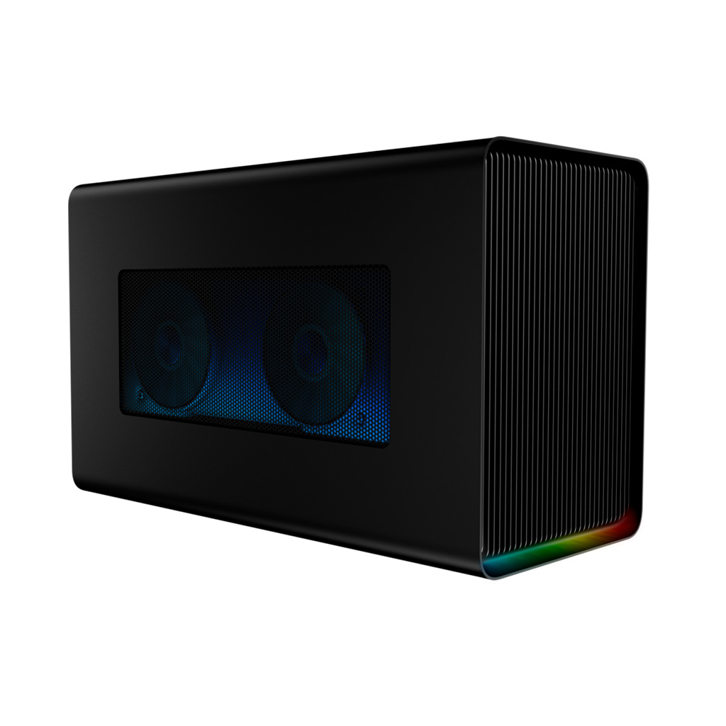 The ultimate external graphics enclosure with gaming-grade desktop power, ports and Razer Chroma