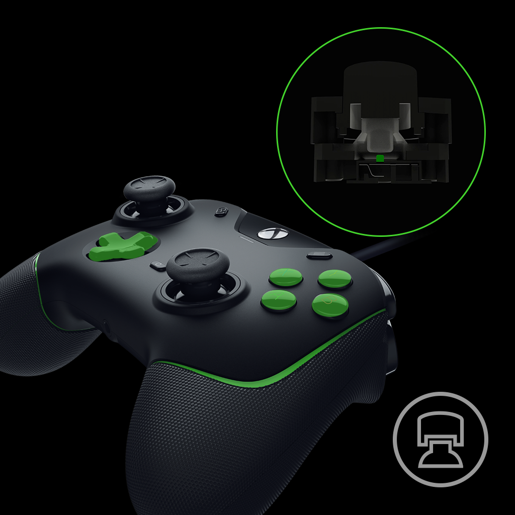 Razer Mecha-Tactile Action Buttons and D-Pad for hyper-responsive actuation