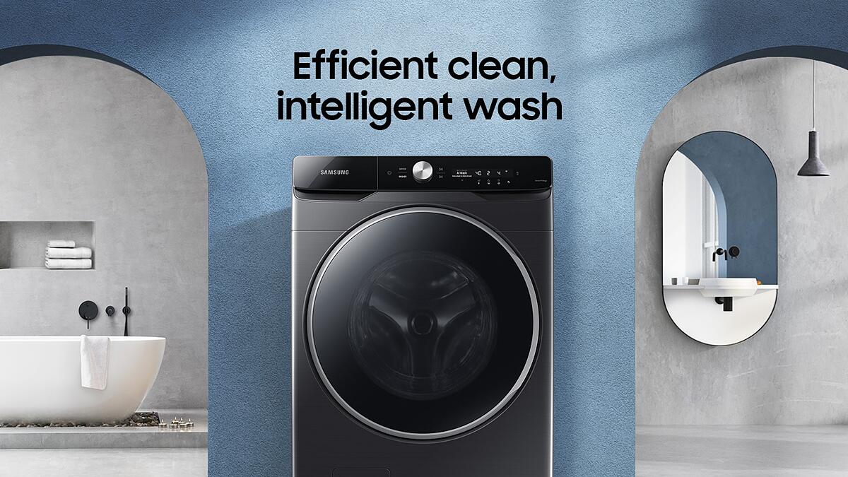 Samsung 16kg BubbleWash Front Load Washing Machine WF16T9500GV 2NDS