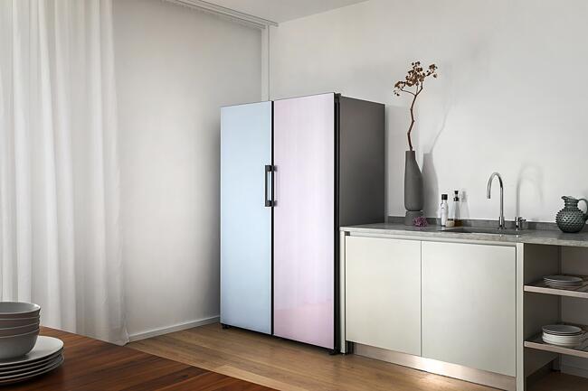 samsung lavender fridge