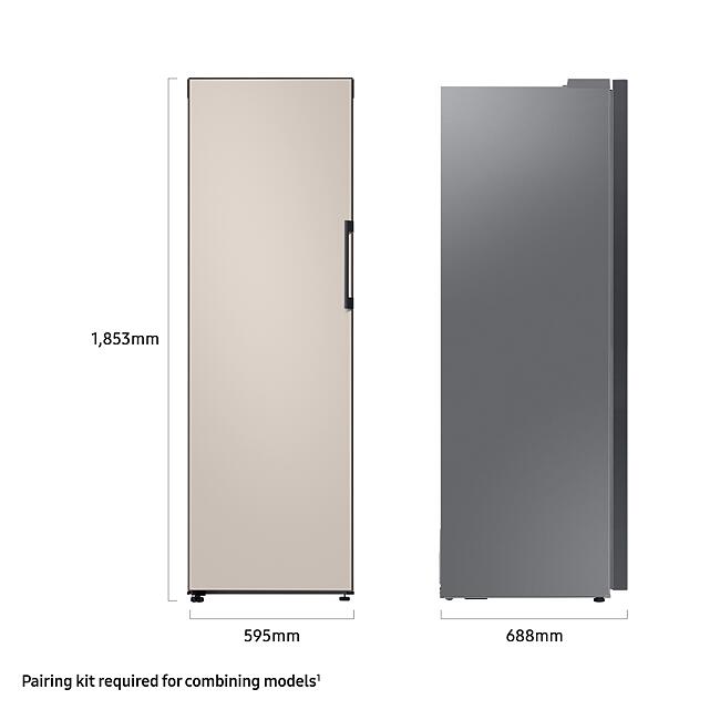 two drawer freezer refrigerator