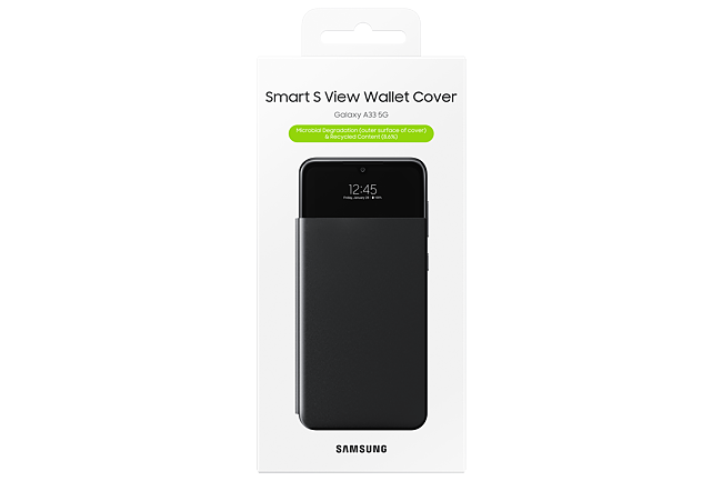 galaxy a33 5g smart s view wallet cover