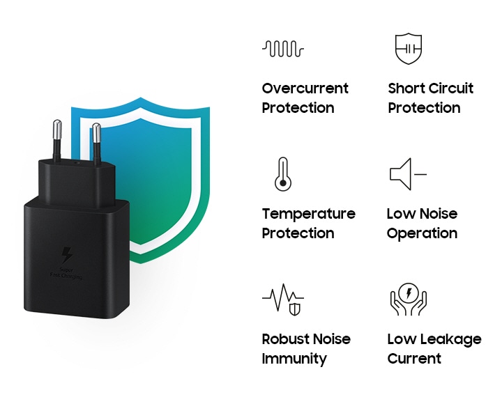 Cargador Samsung 45W Power Adapter negro - Definity Technology