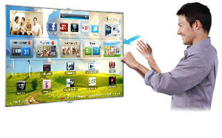 Basta un gesto della mano per usare SMART TV.