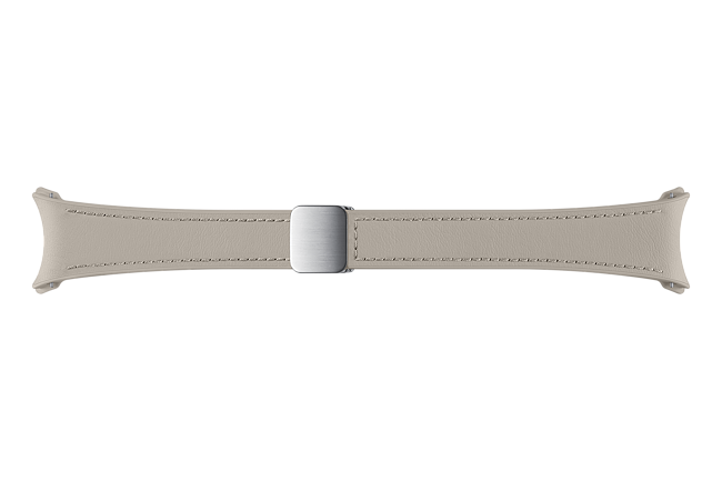 D-Buckle Hybrid Eco-Leather Band (Slim, S/M) for Galaxy Watch6