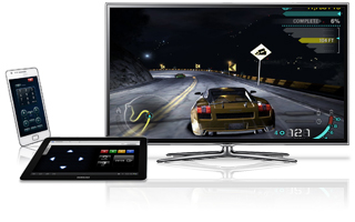 Gestisci il TV con il tuo Galaxy S II o Tab.