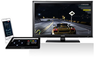 Gestisci il TV con il tuo Galaxy S II o Tab.