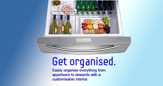 The refrigerator within the refrigerator.