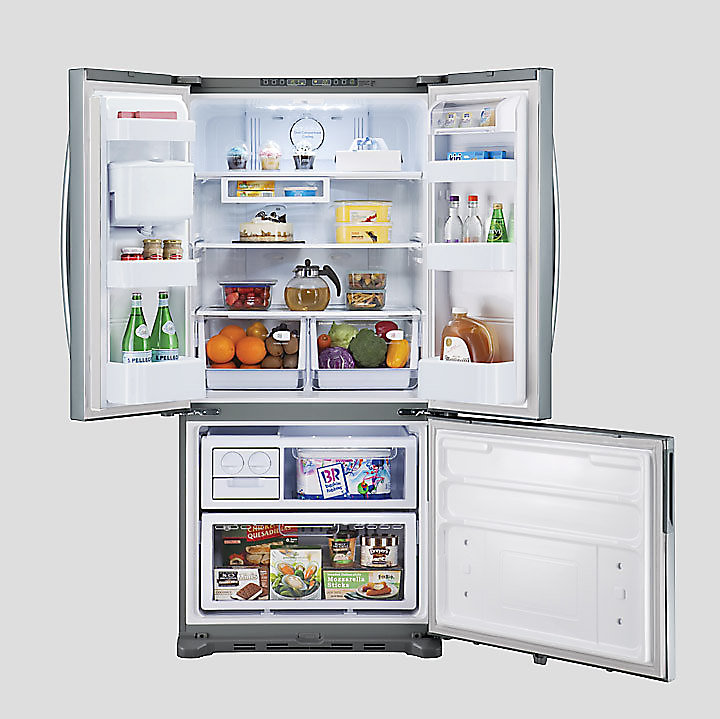 Amazing Samsung 528l French Door Fridge Part - 4: Discover The Benefits Of Space And Convenience With This Large Capacity Refrigerator, Making It Great For Entertaining.