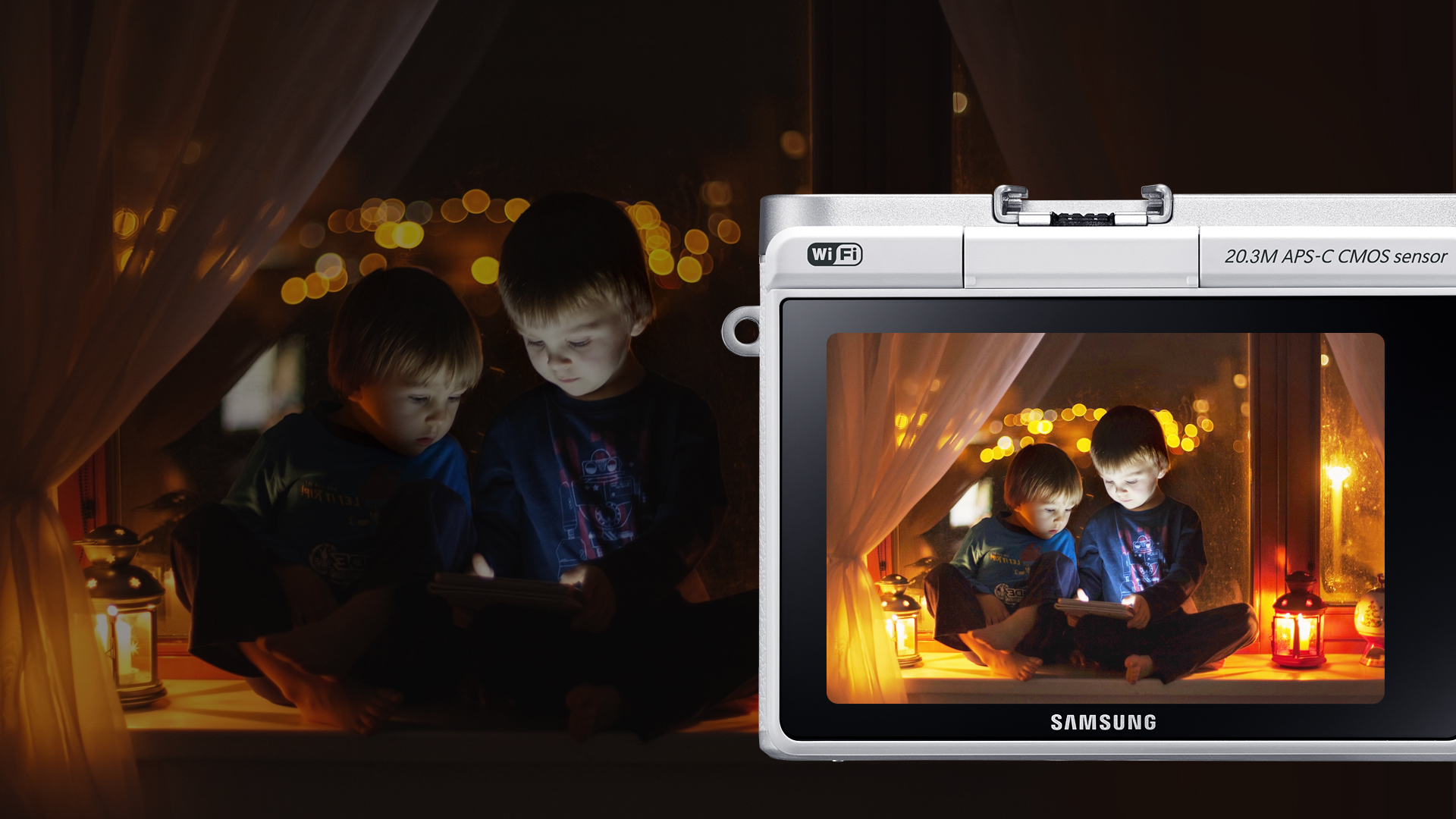 Systemkamera EV NX 3000 weiss Systemkamera Digitalkamera Foto 20 3 Megapixel CMOS Sensor im APS C Format