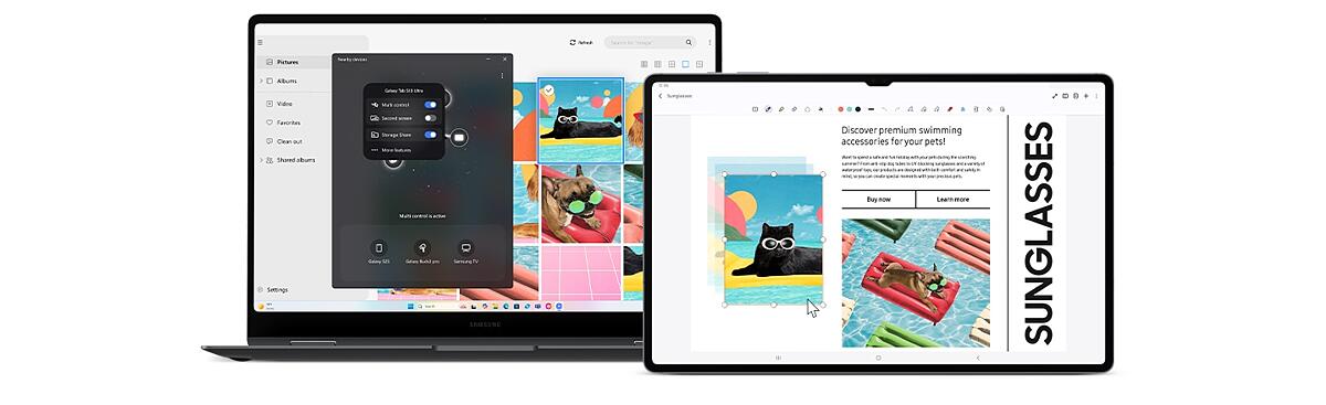 Verbinde und steuere deine Galaxy Geräte mühelos