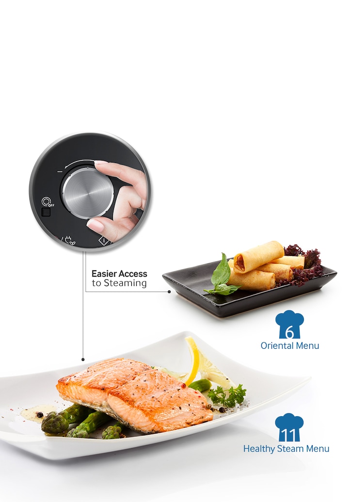 Healthy Steam, 28L, Grill Microwave Oven