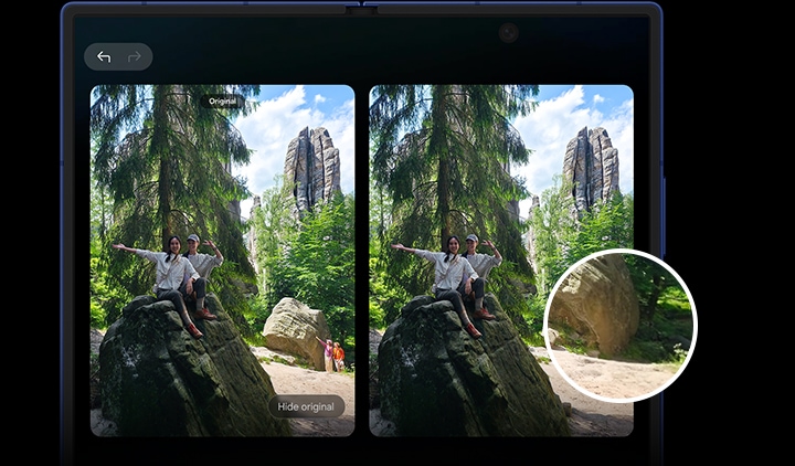 Fotos im Direktvergleich bearbeiten