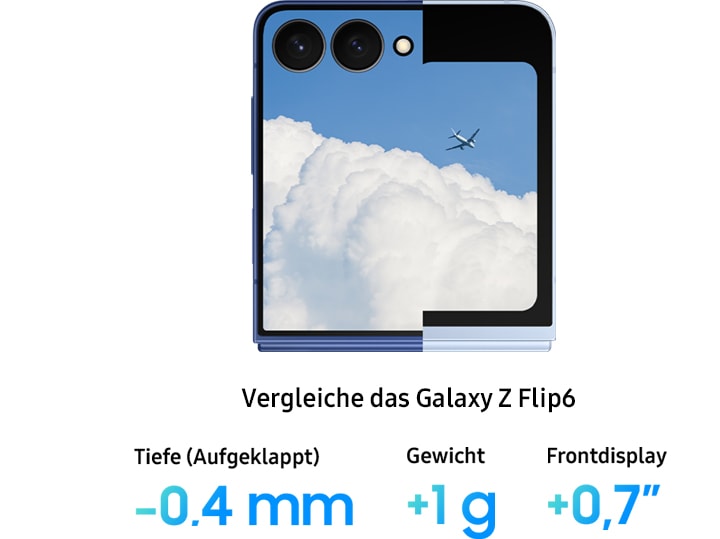 Entdecke das fortschrittliche Design des Galaxy Z Flip7