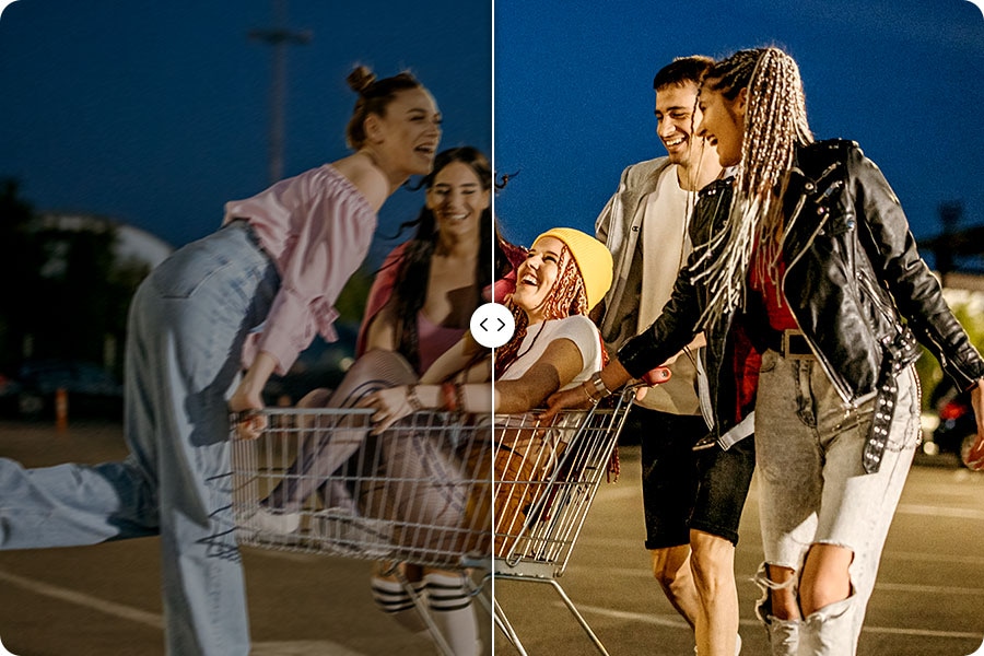 Klare Videos und helle Fotos auch bei Nacht mit OIS