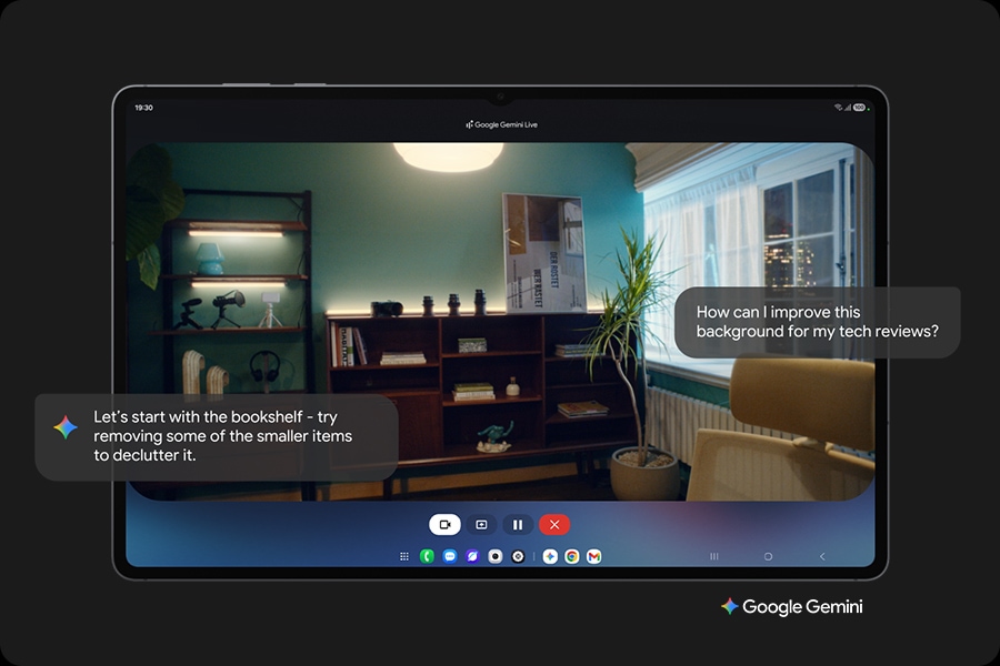 Teile mit Google Gemini, was du siehst.
