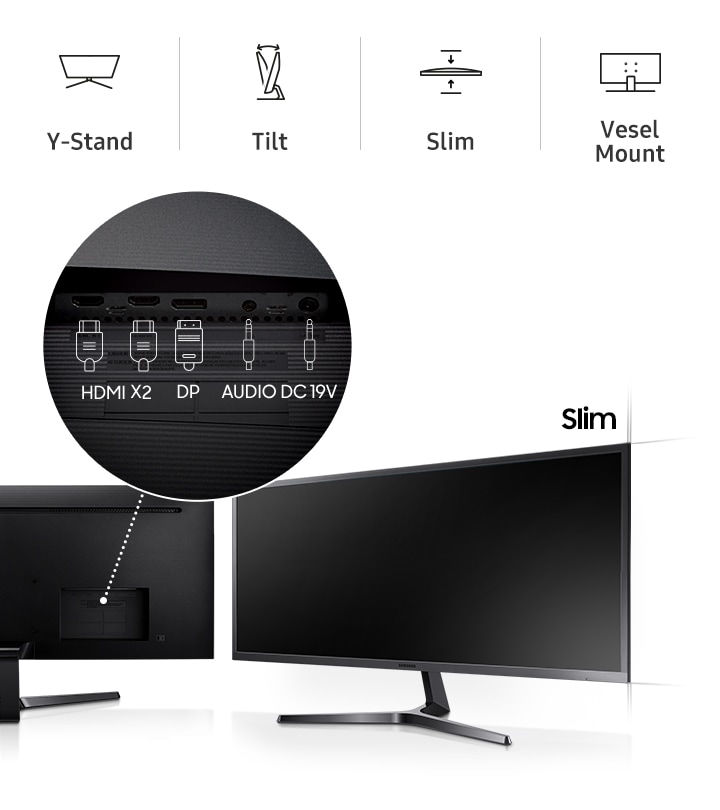 Samsung LS34J552WQNXZA 34inch UHD UltraWide Monitor