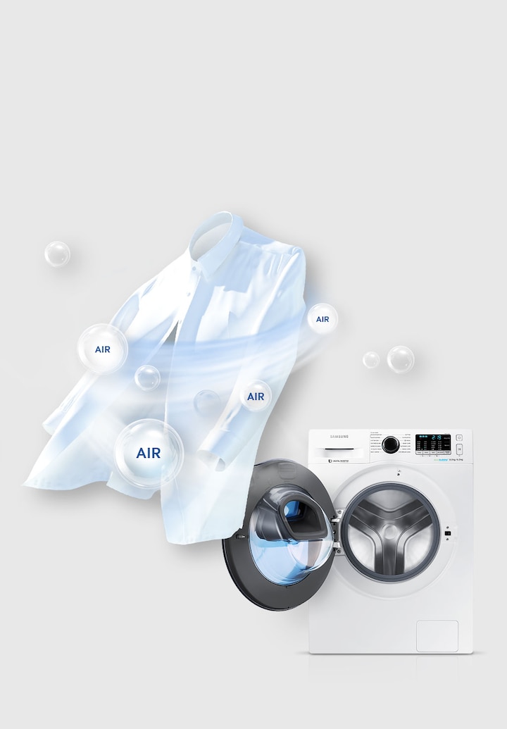 Samsung 8.5kg/6kg Front Load Washer & Dryer Combo WD85K6410OW Electronics Centre