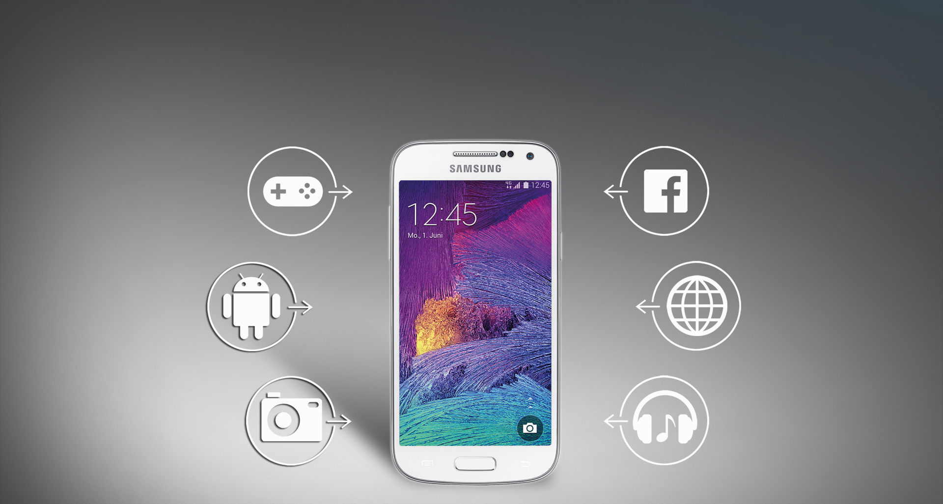 I 9195 Galaxy S4 mini 8 GB LTE Black Edition Smartphones Handys Vielseitige Mobilität
