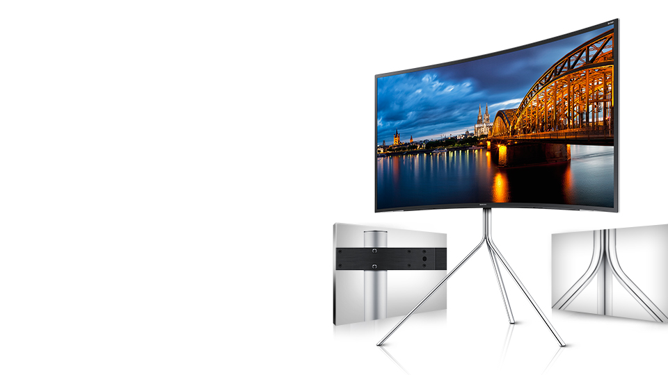 Uhd Tv Floor Stand Vg Smn2500j 3a Sleeker And Lighter Look With Tripod Design