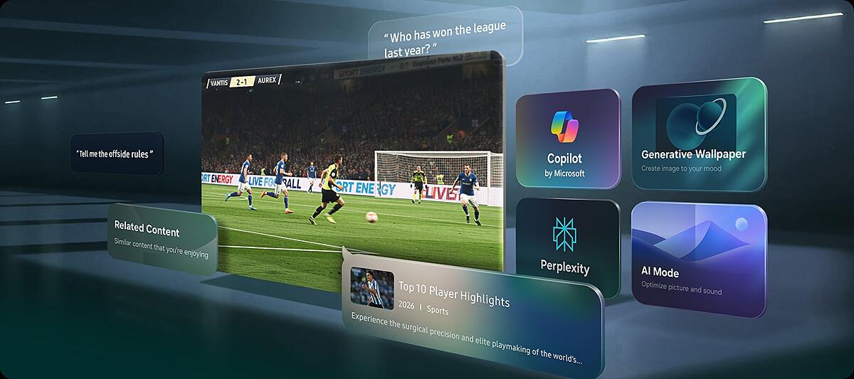 Frag deinen TV alles. Samsung Vision AI is here.