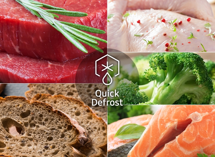 BuiltIn Grill Microwave with Smart Humidity Sensor, 22L