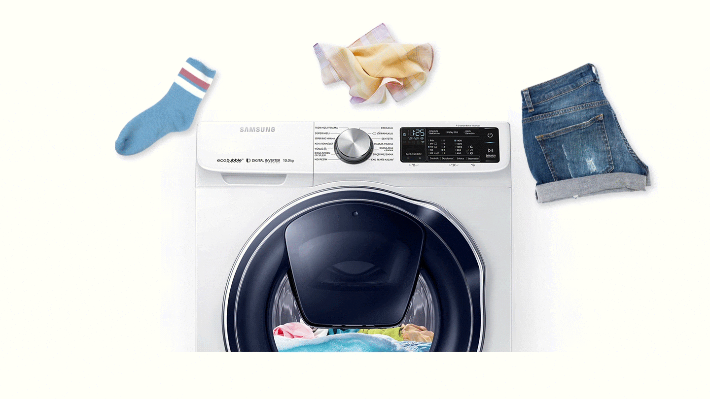 WW6500N Large Capacity Washing Machine with AddWash™, 10kg