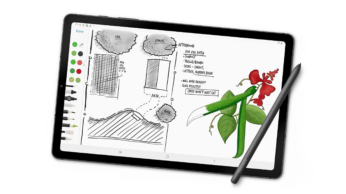 tab s6 lite drawing