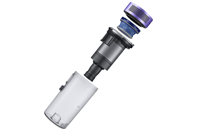 Samsung Jet 75 easy Senza sacchetto 0,8 L 550 W Nero, Cromo, Colore foglia  di tè, Viola