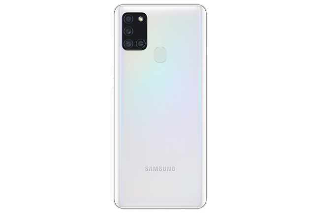 Smartphone Samsung Galaxy A21s Branco 64GB, Câmera Quádrupla,Tela Infinita  de 6.5\