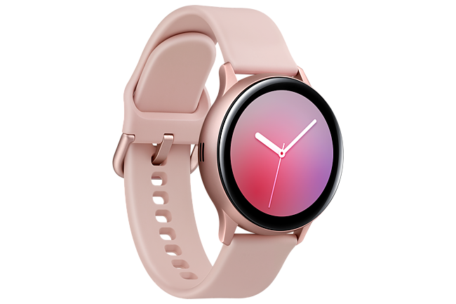 Samsung - Galaxy Watch Active - Rose Poudré - 40 mm - Montre connectée -  Rue du Commerce