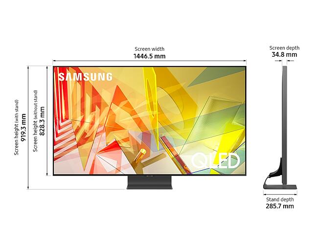 Buy Samsung Ultra Hd 4k Smart Tv Qled 65 Inch 164 Cm Qa65q95t Model Online Vijay Sales