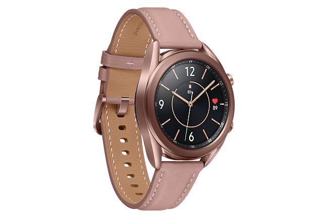 Išmanusis laikrodis SAMSUNG Galaxy Watch3 41mm Mystic Bronze - Topocentras