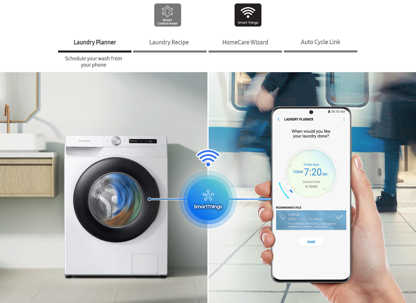 Series 5+ 9kg AddWash™ Washing Machine WW90T554DAW