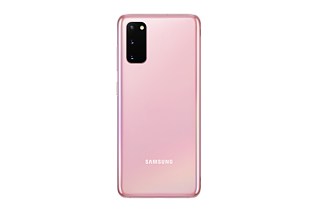 Galaxy S20 5G back Cloud Pink 2